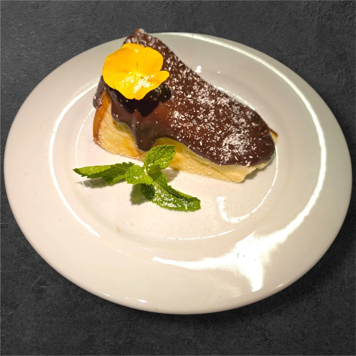 Cheesecake la Cuptor cu Topping de Ciocolata 200g